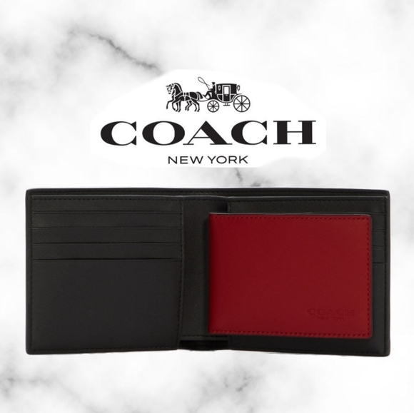 Coach Boxed 3 in 1 Wallet Gift Set in ColorBlock - Picture 2 of 3